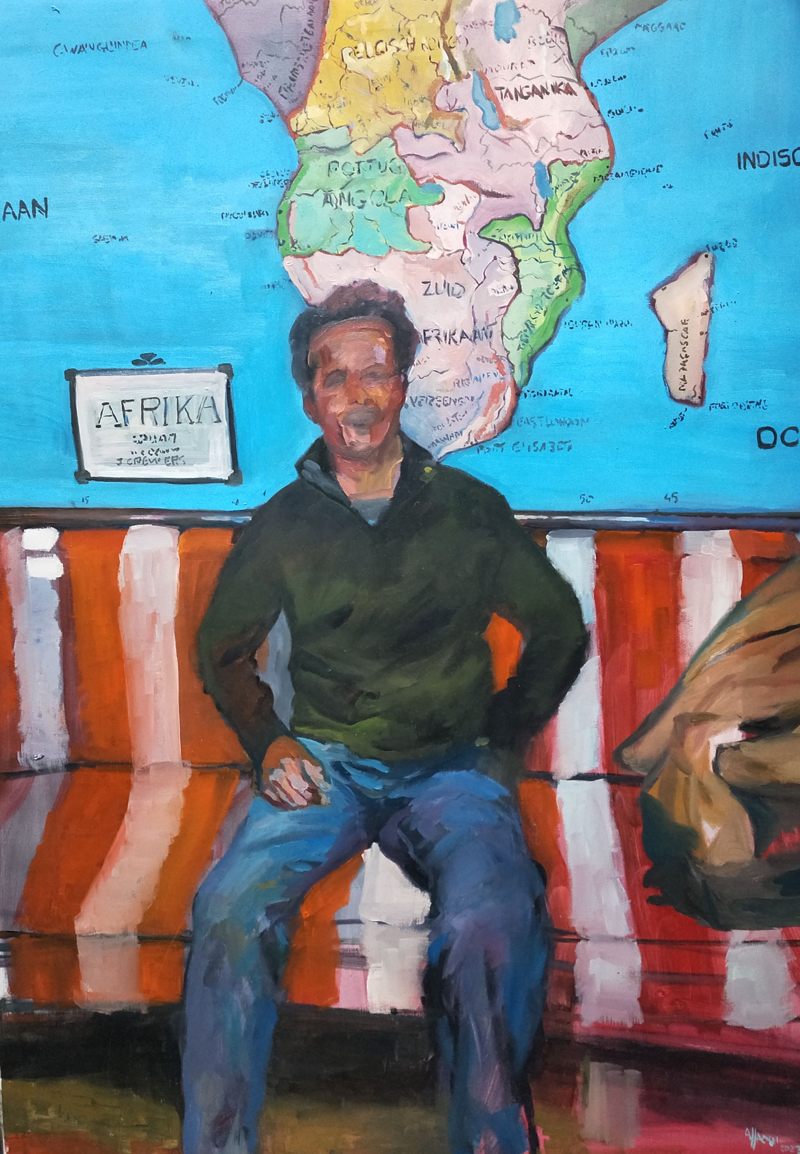 Mes origines l'Afrique - 115X81 cm