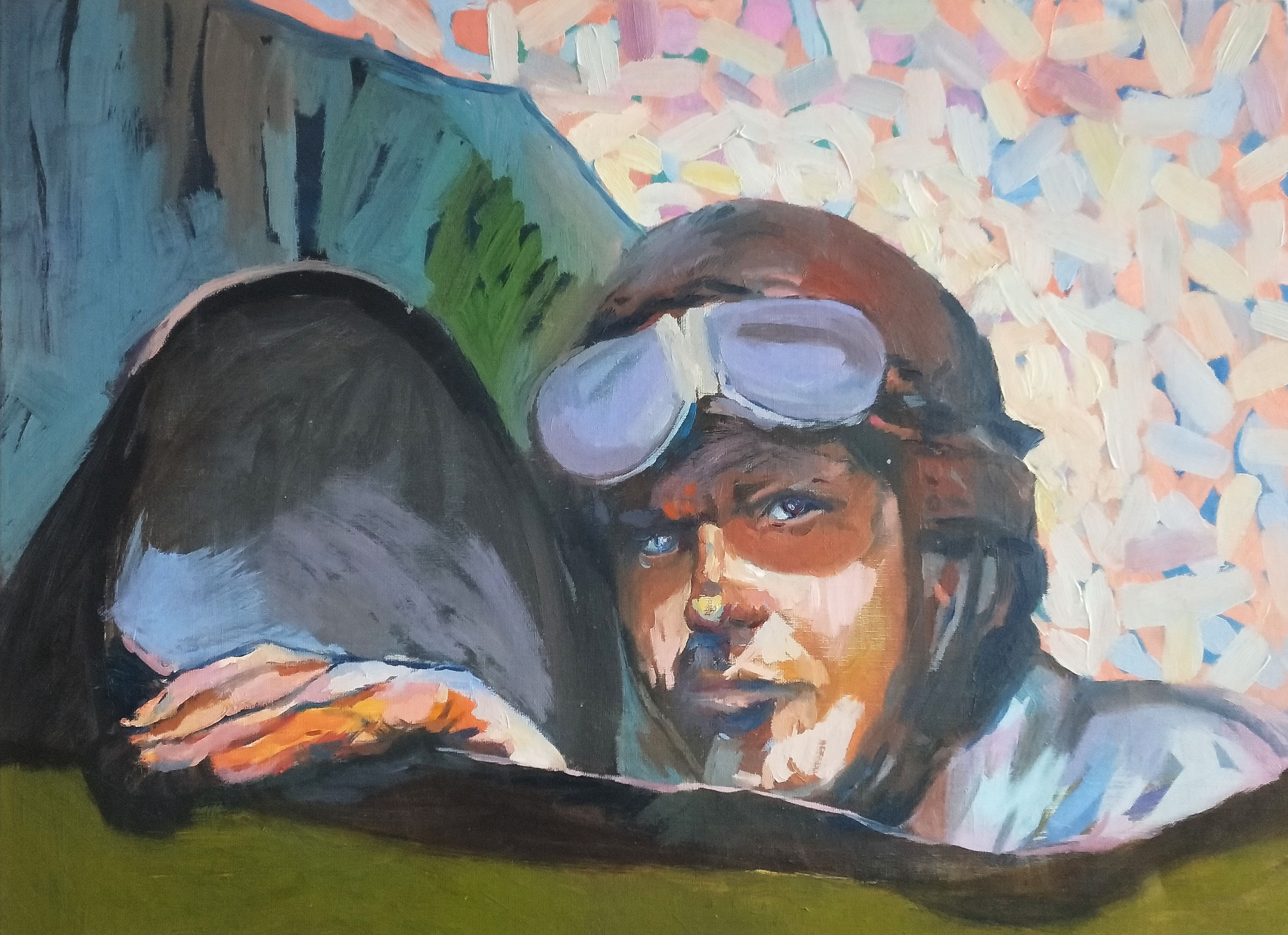 Je reviendrai (aviateur) - 73X50 cm