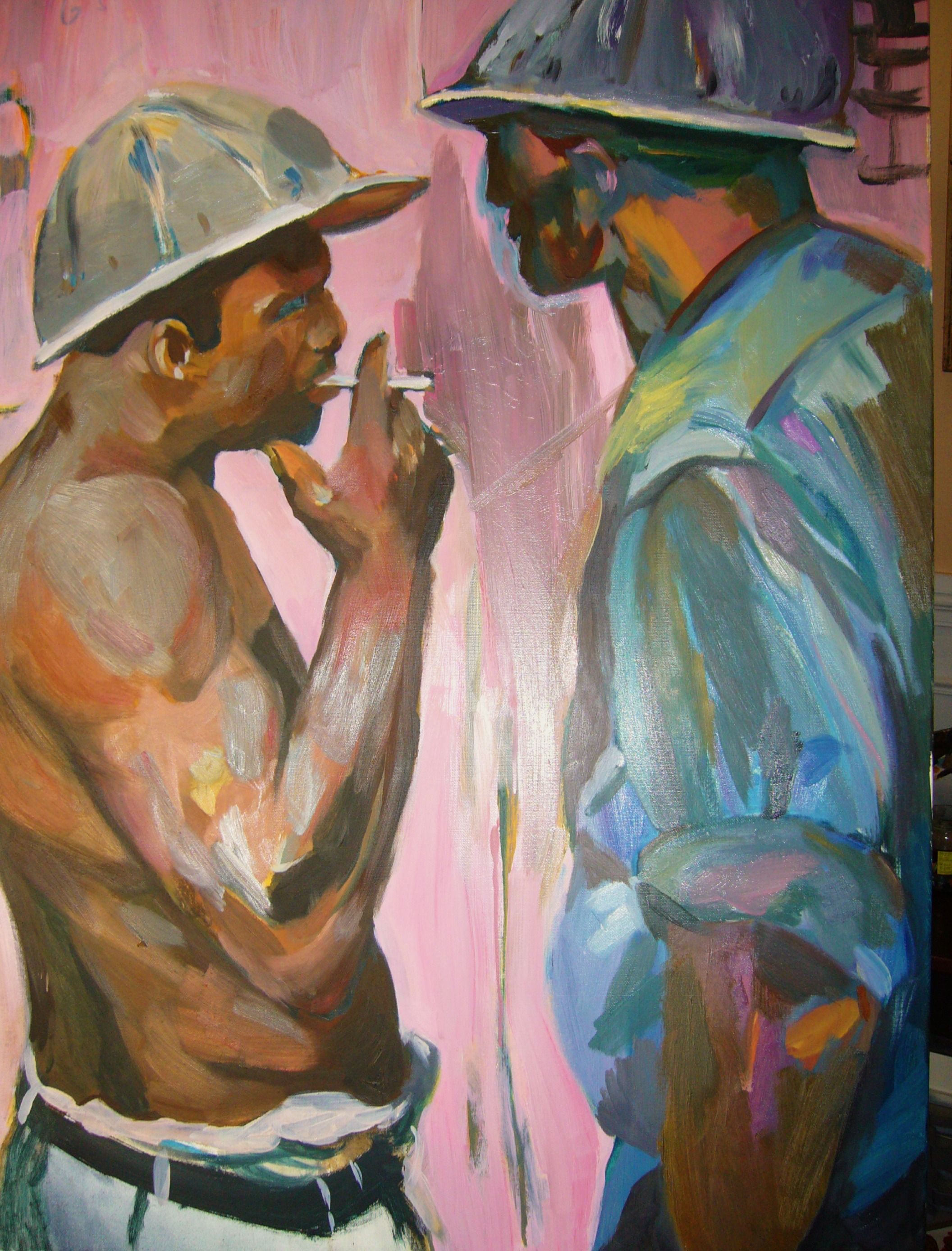 Cigarette - 100X81 cm