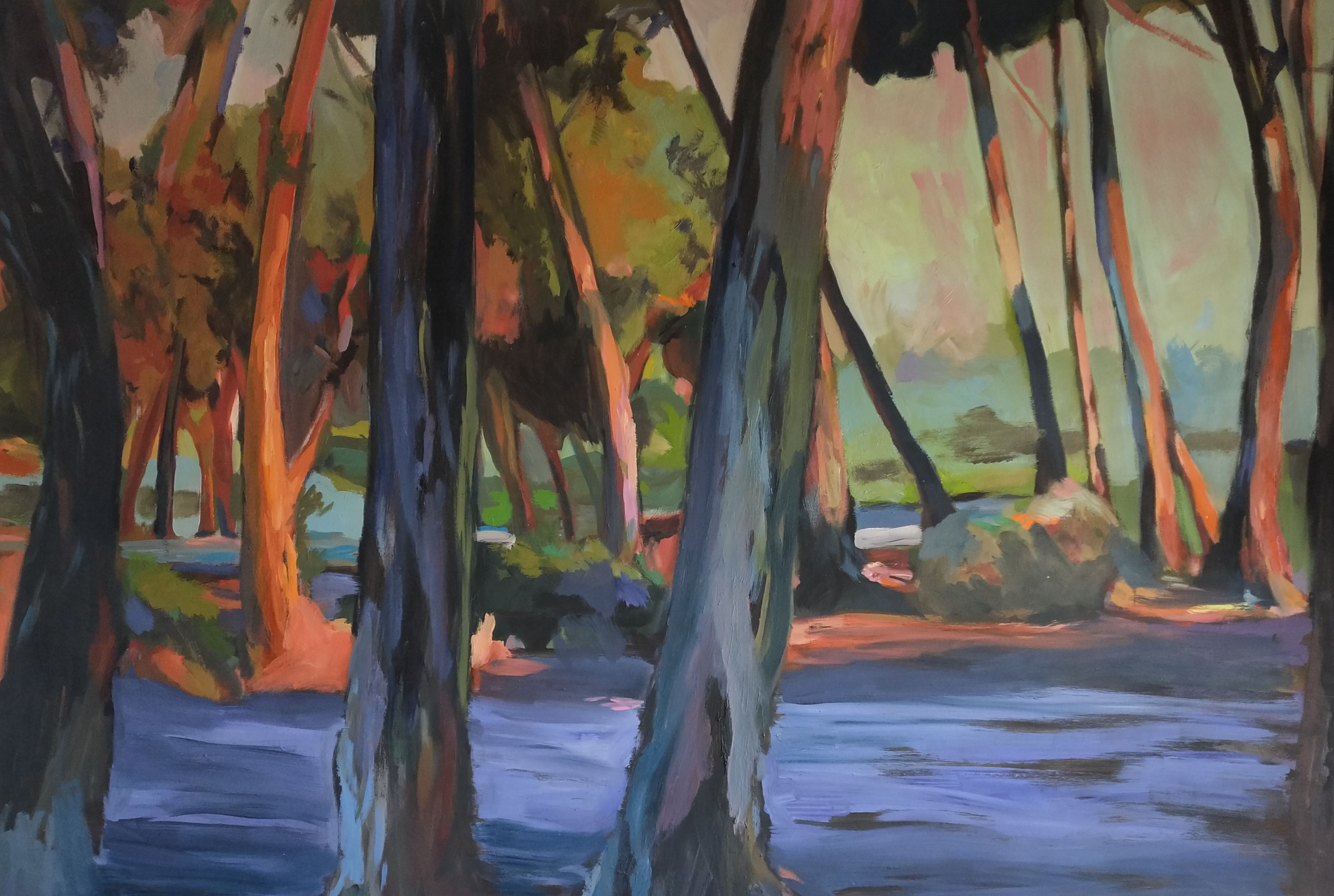 Dans la forêt - 131X90 cm