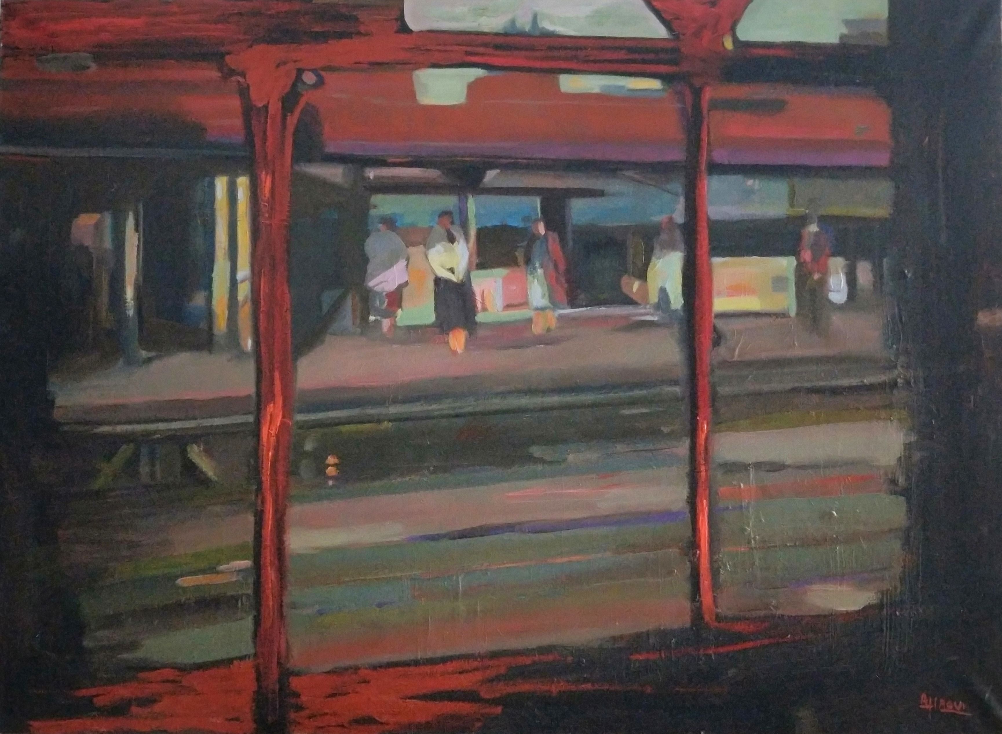 La gare - 100X73 cm