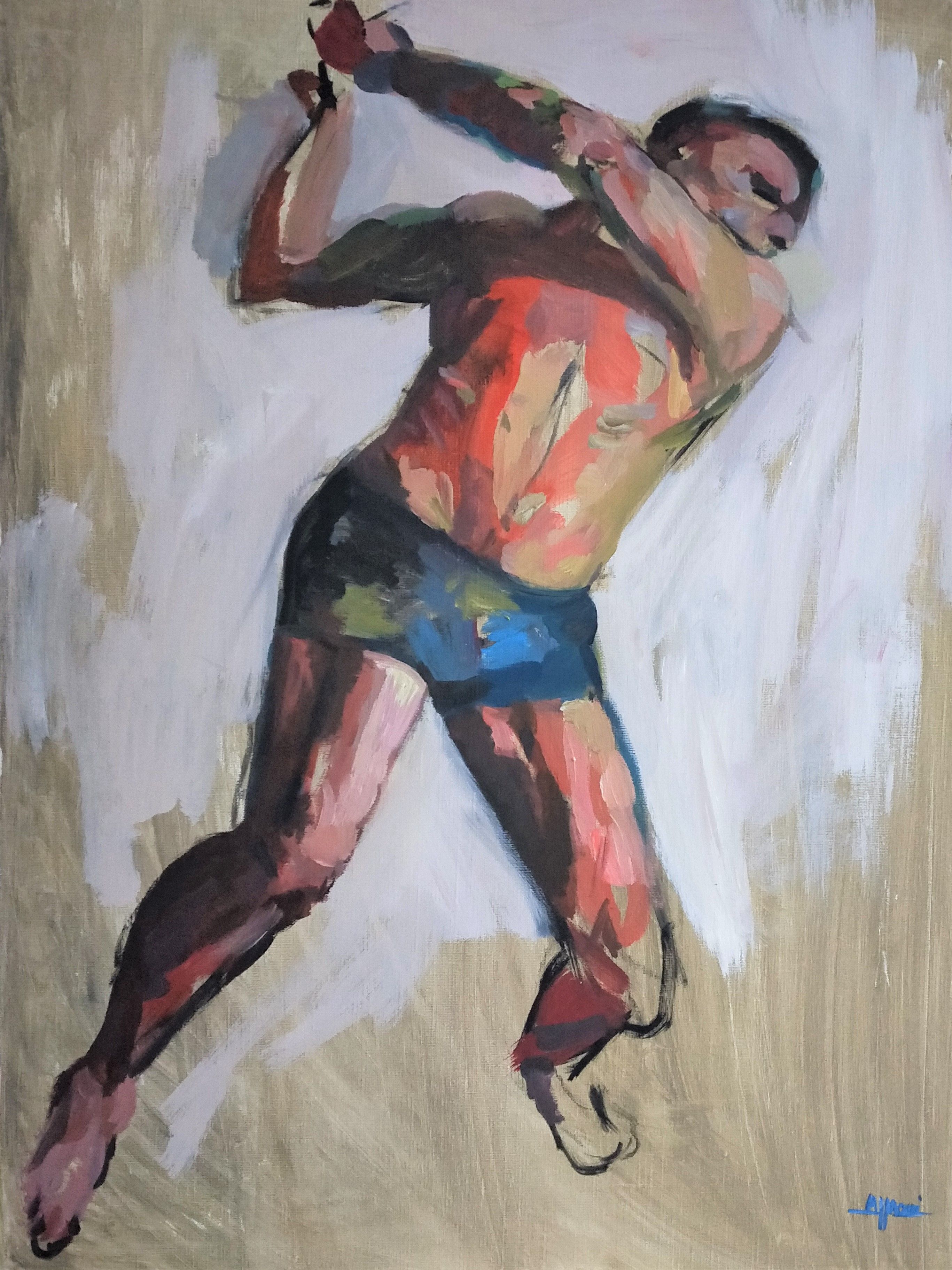 Mouvement 1 - 73X60 cm