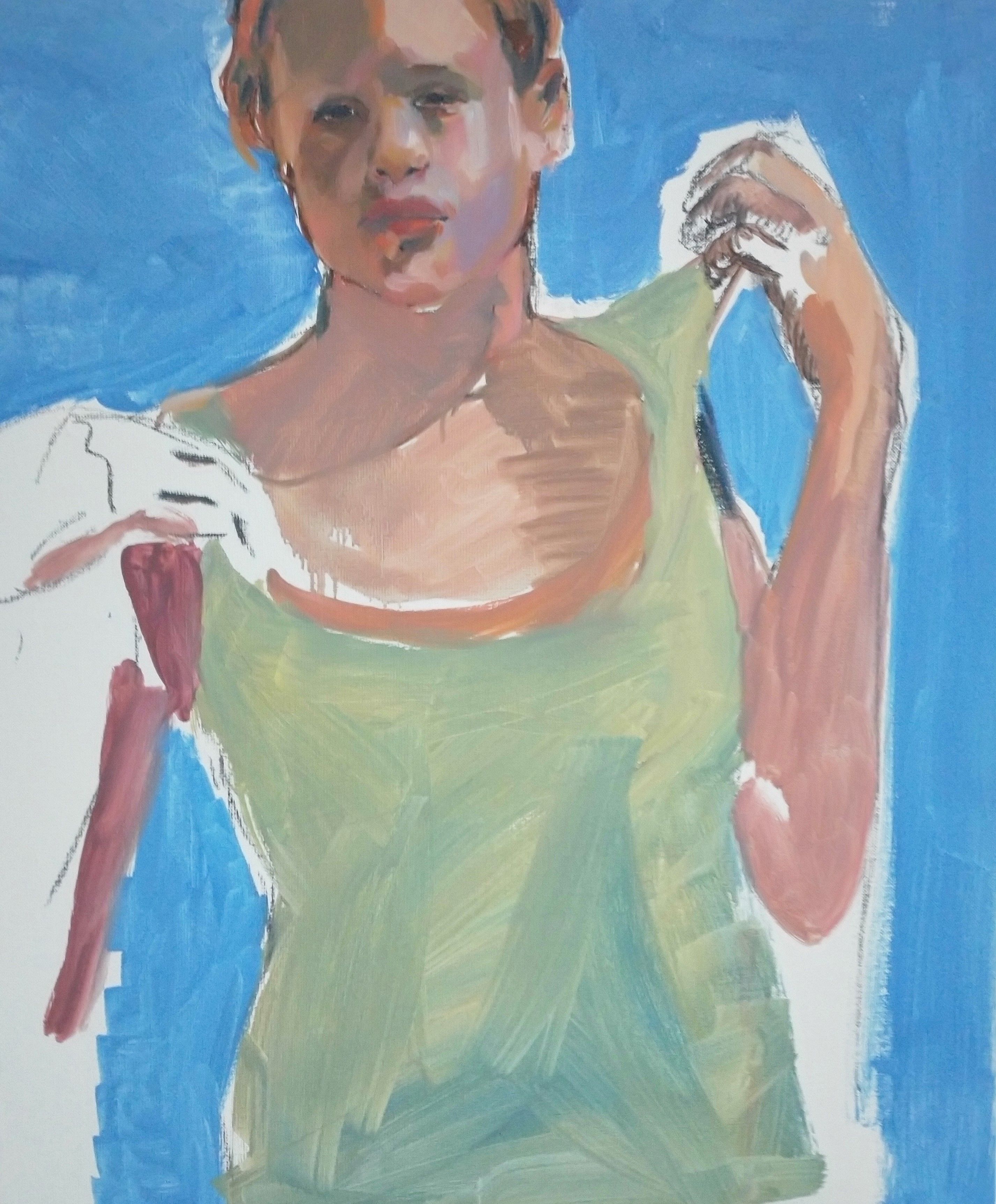 La rêveuse - 65X54 cm