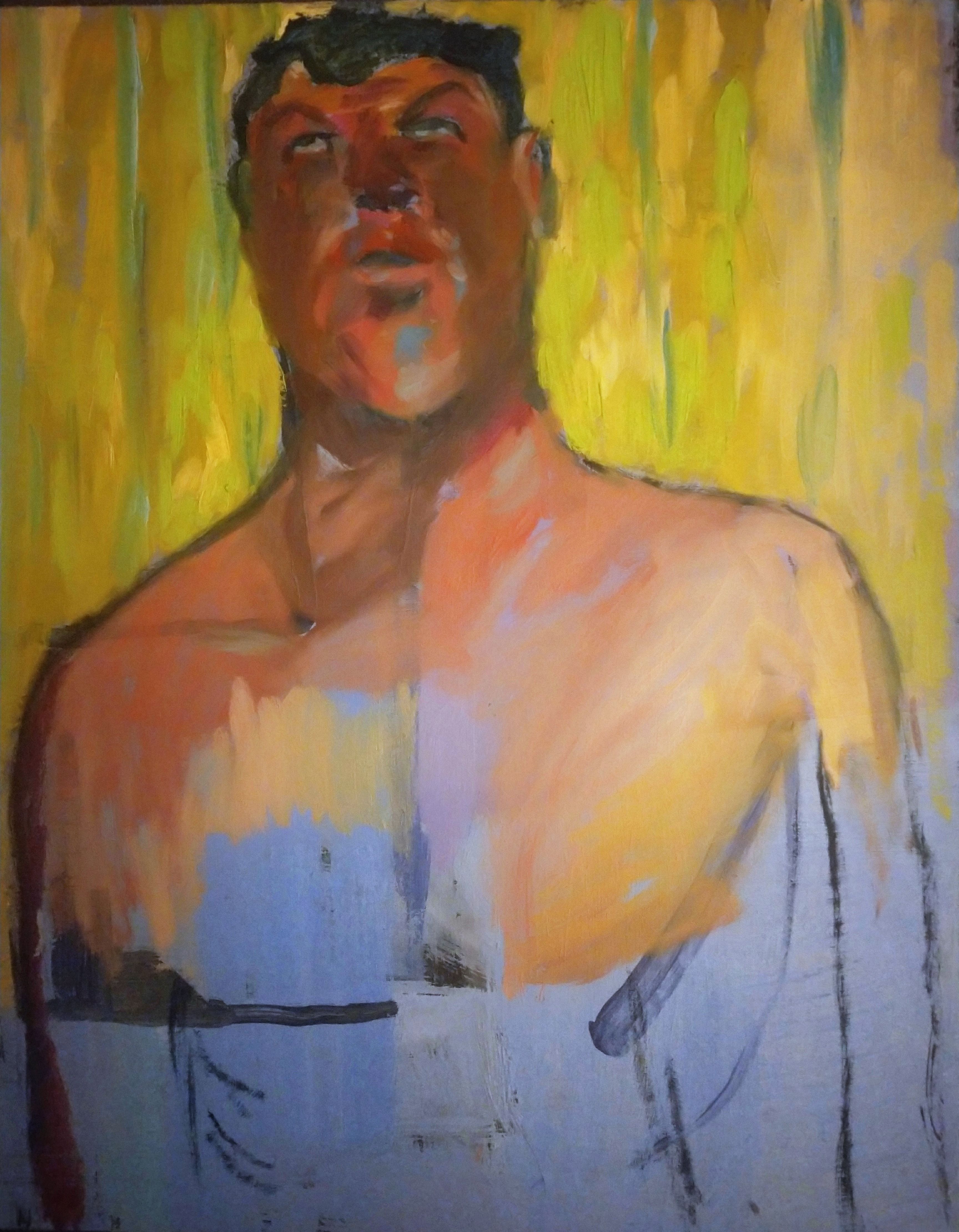 Une araignée au plafond - 65x54 cm