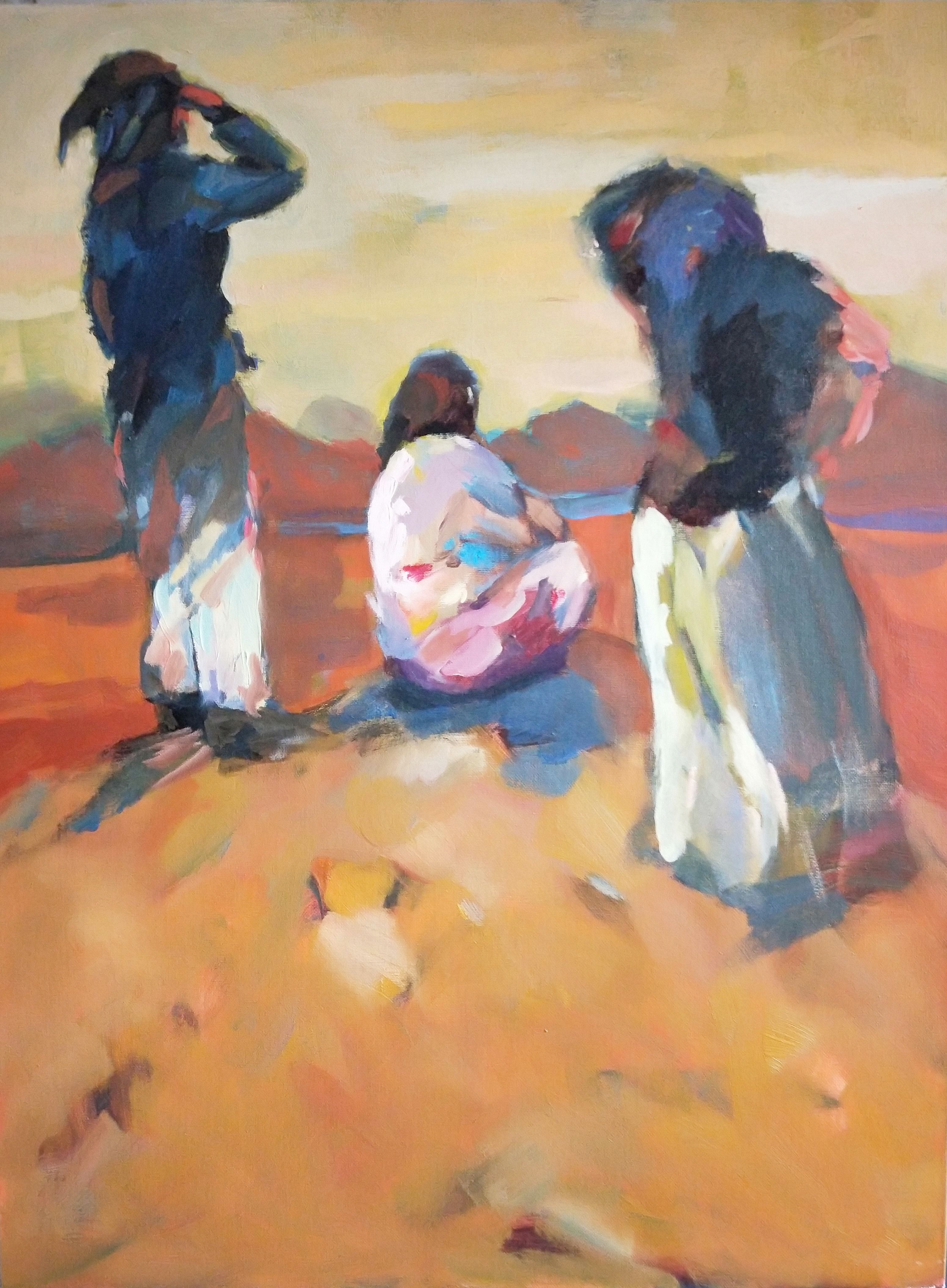 Les Indiens - 61x46 cm