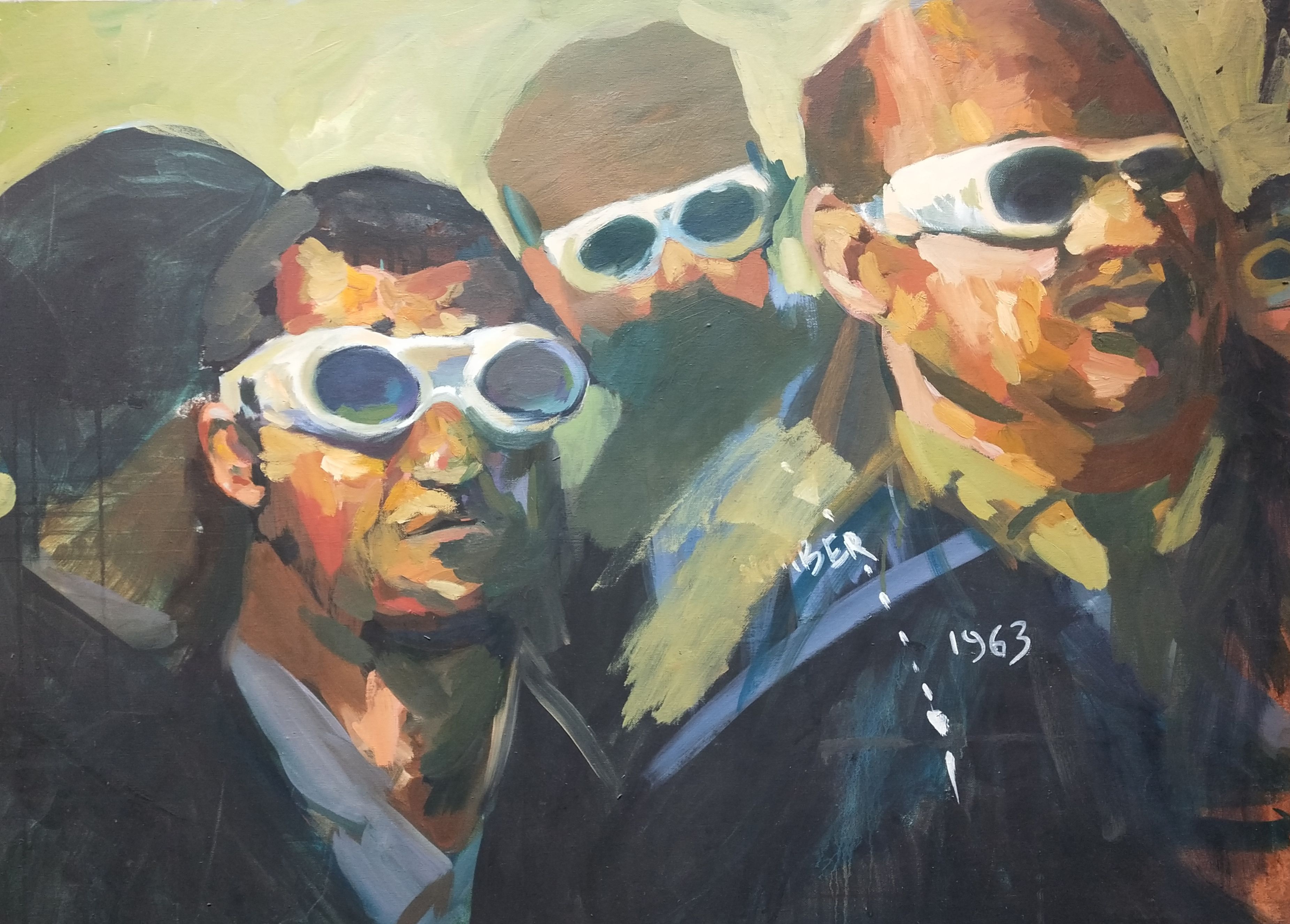 La menace - 100X73 cm