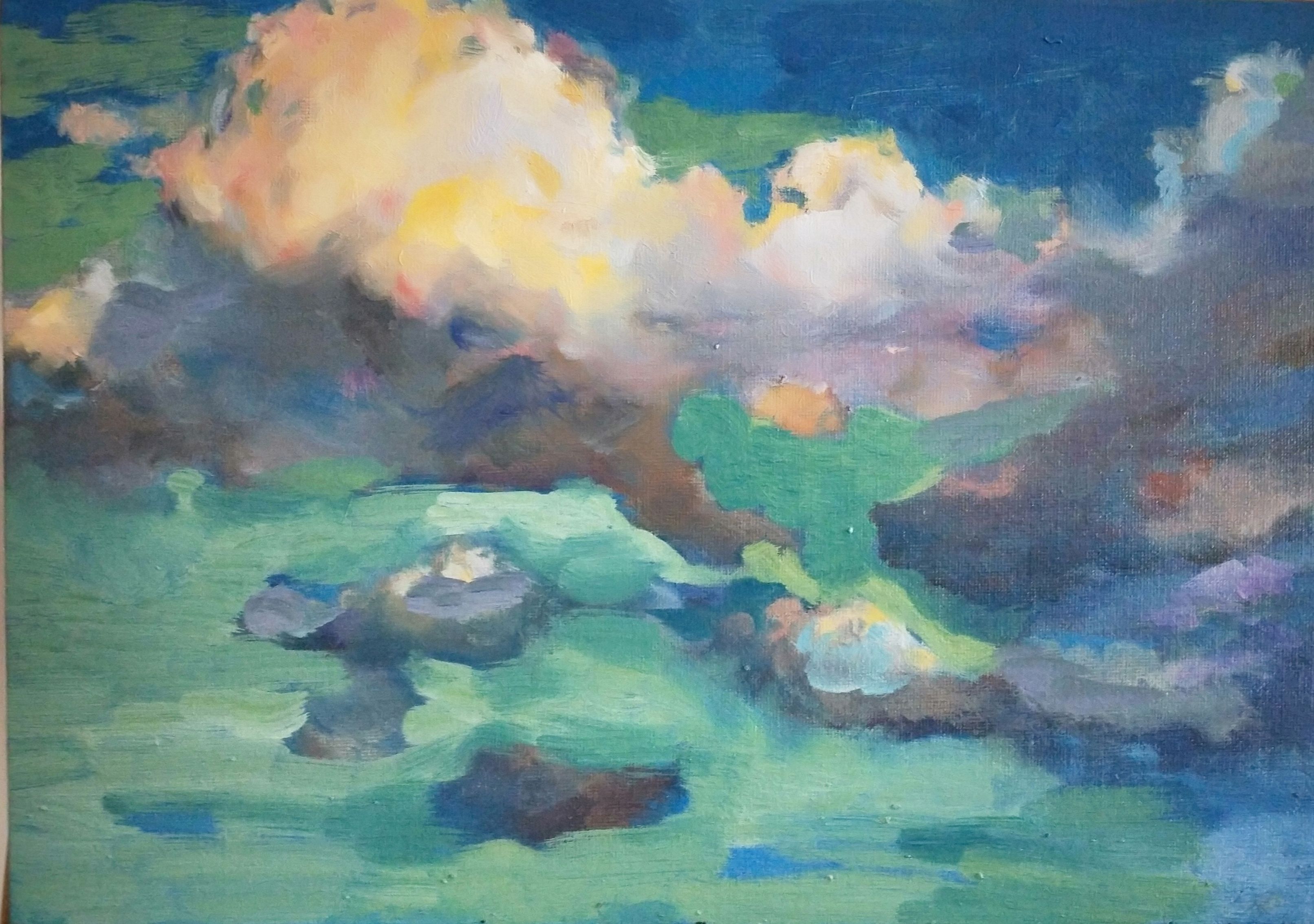 Nuages 1 - 34X24 cm