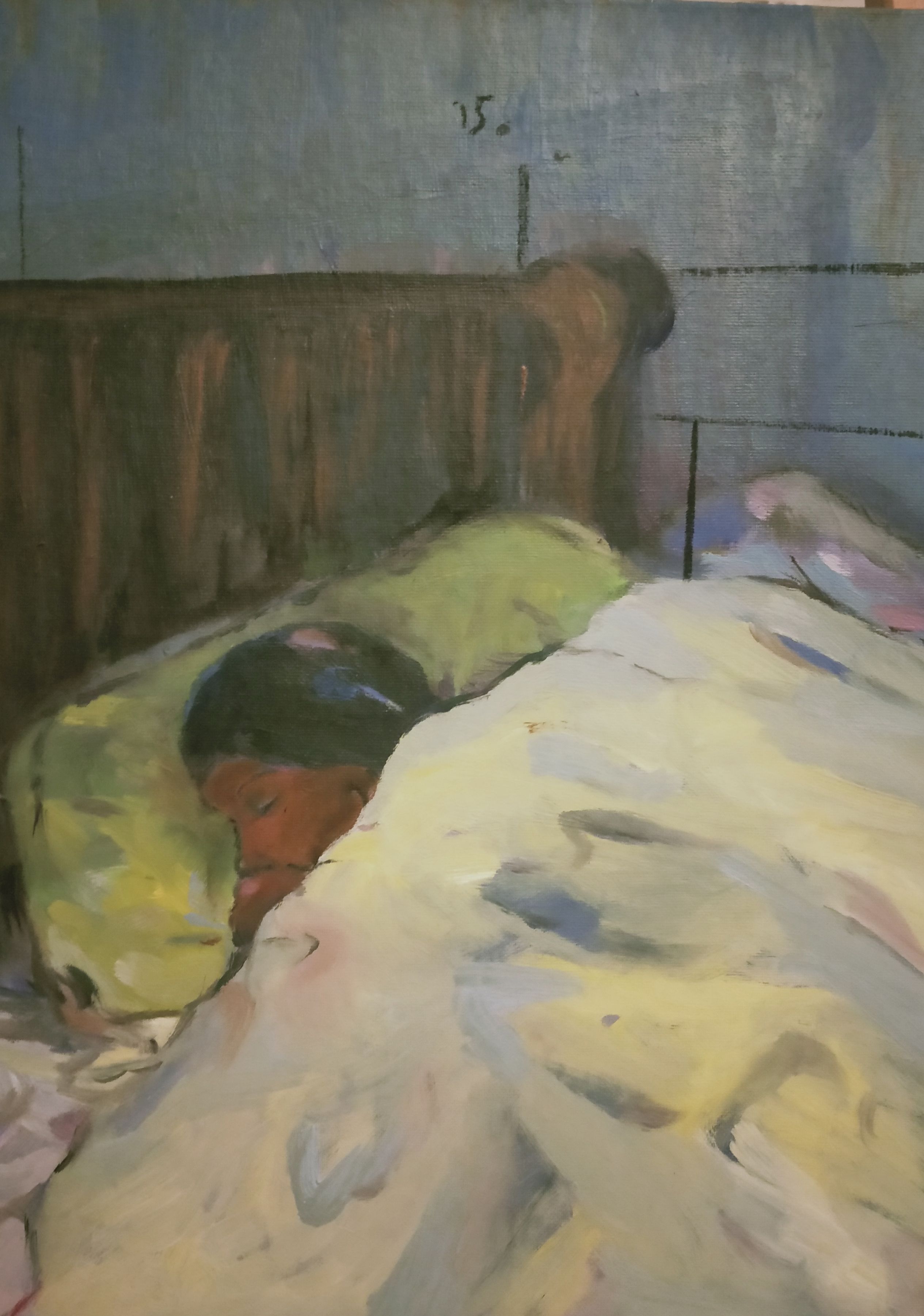 Sous la couette - 40X30 cm