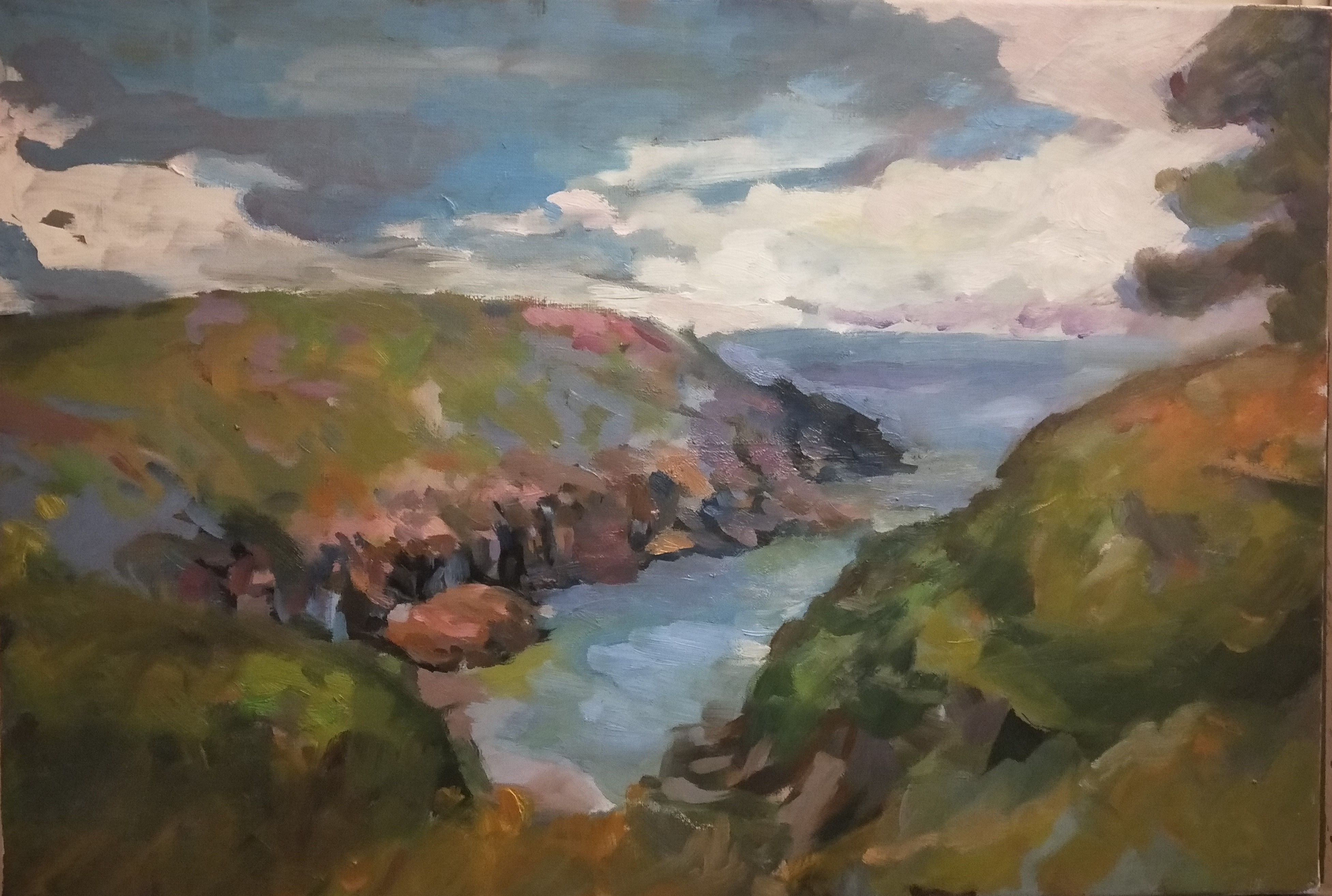 La crique - 55X38 cm